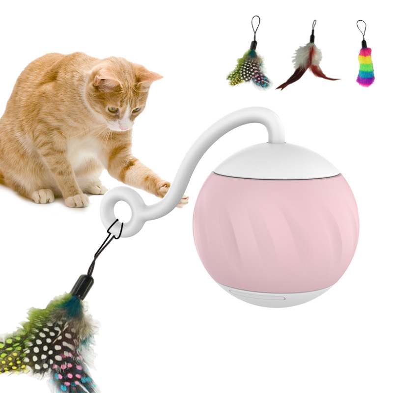 Pelota Inteligente de Apariencia de Calabaza para Gatos - Juguetes Electrónicos Mágicos — imagen 6
