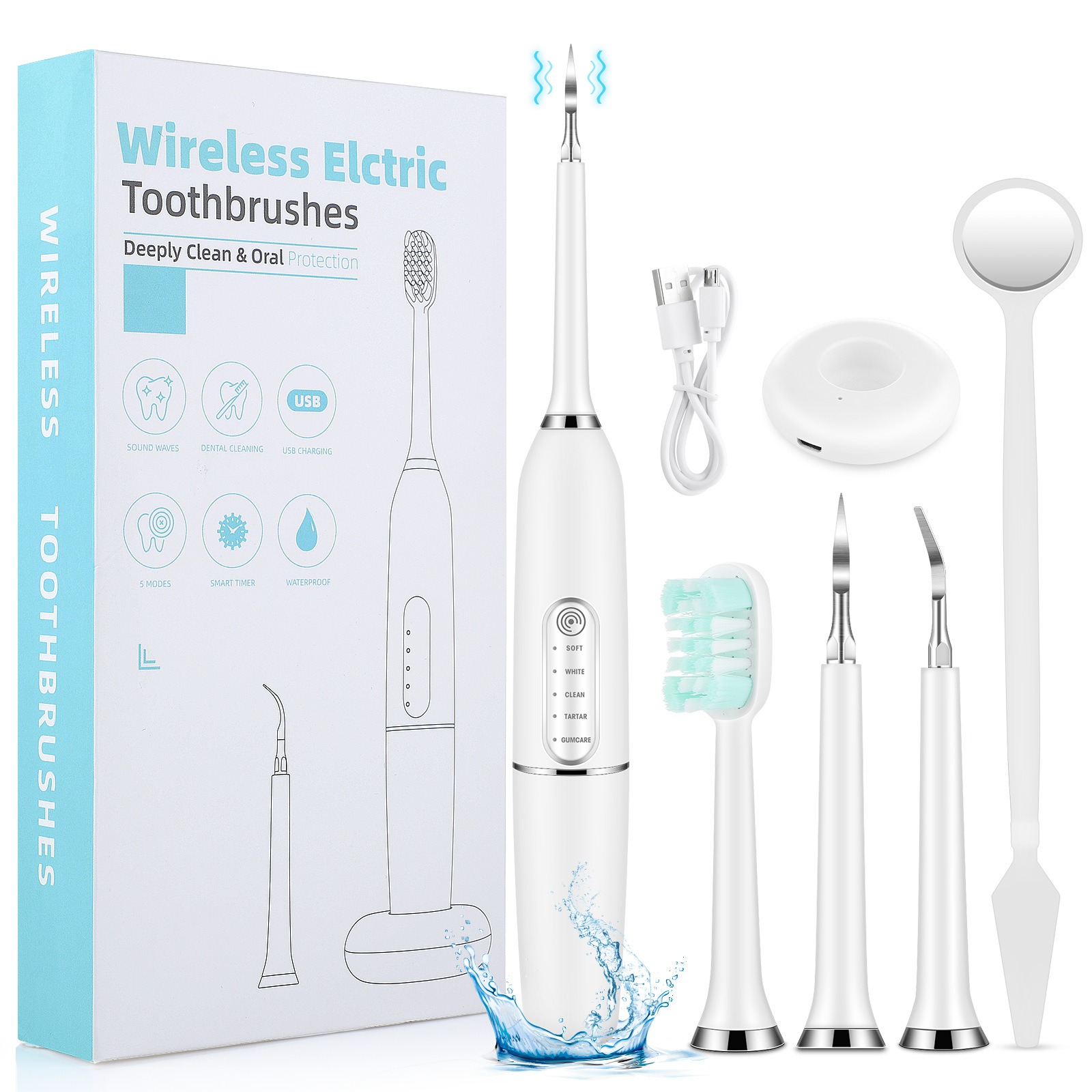 Tooth Scaler Home Portable XIP7 Waterproof Electric Toothbrush Dental Care Tools Dental Instrument — imagen 2