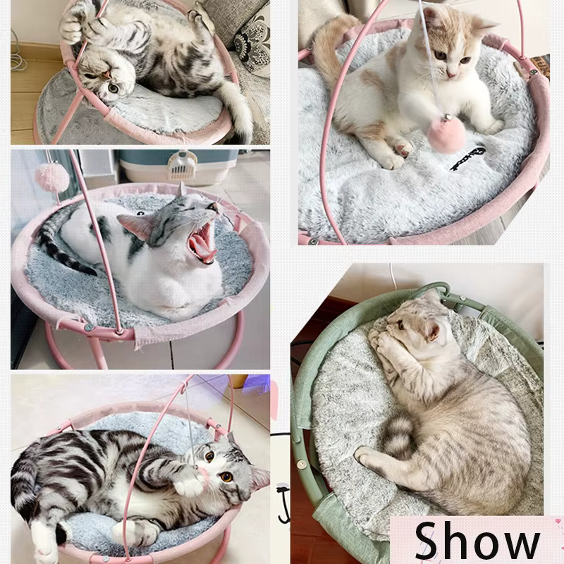 Removable Pet Hammock for Cats and Dogs, Bed House, Lounger, Kitten, Window, Warm, Cute, Sleeping Mats, Products, Winter — image 2