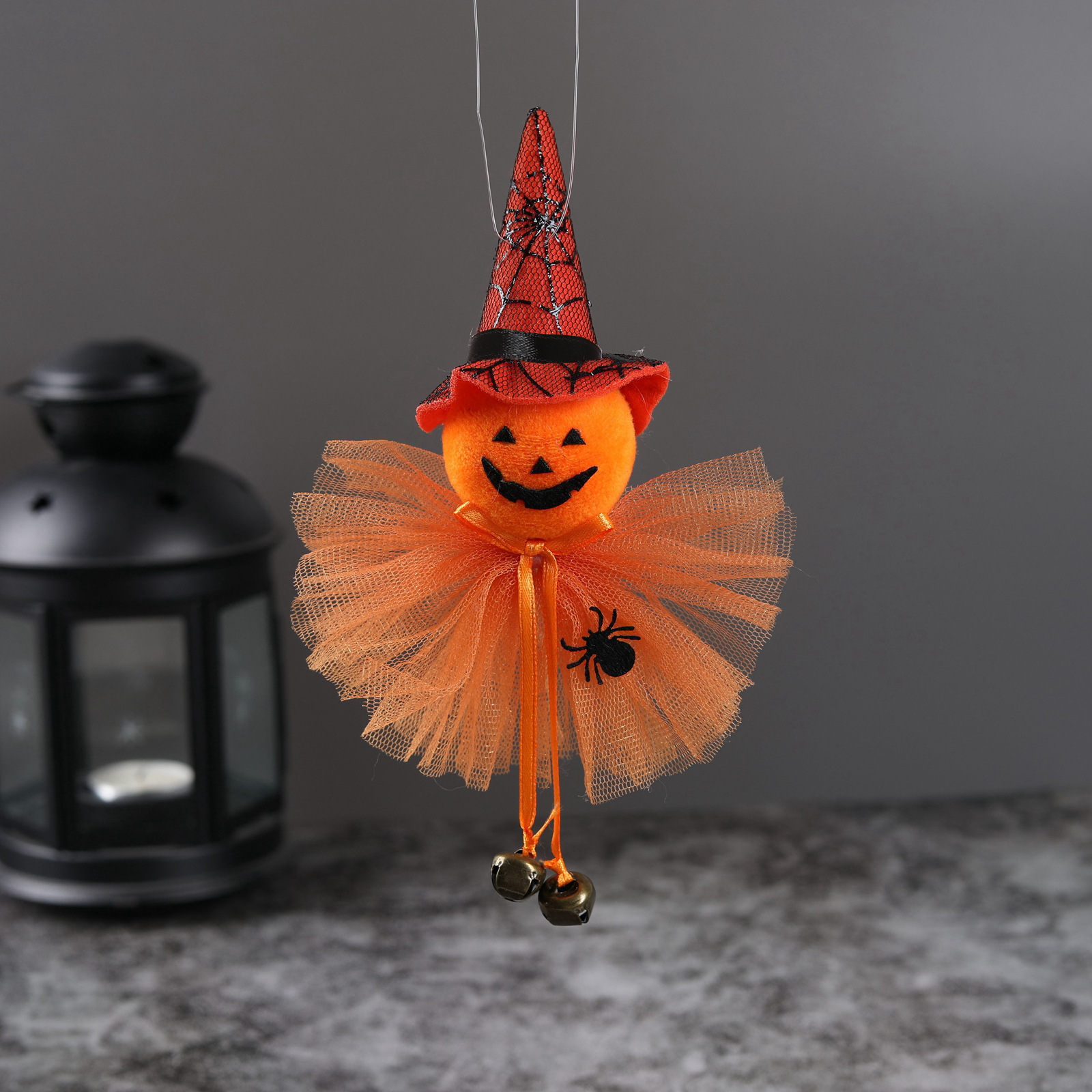 Halloween Decorations Party Bar Decor Pumpkin Ghost Witch Black Cat Hanging Ornaments Scary Witch Wall Hangings — image 5