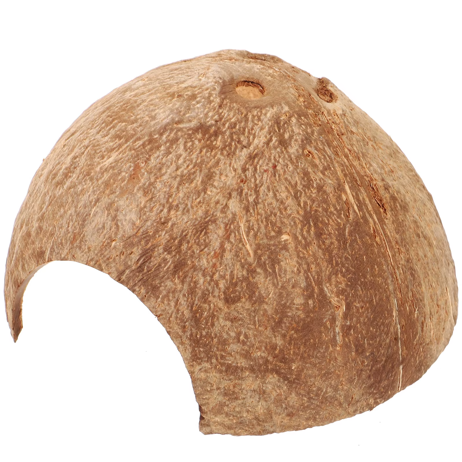 Coconut Shell Hideout For Reptiles Natural Pet Cave Shelter Habitat Decor Leopard Gecko Humid Hide Snake Tarantula Hermit Crab — imagen 2