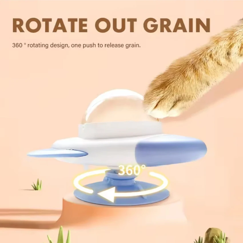 Cat toy pet spinning food ball — image 4
