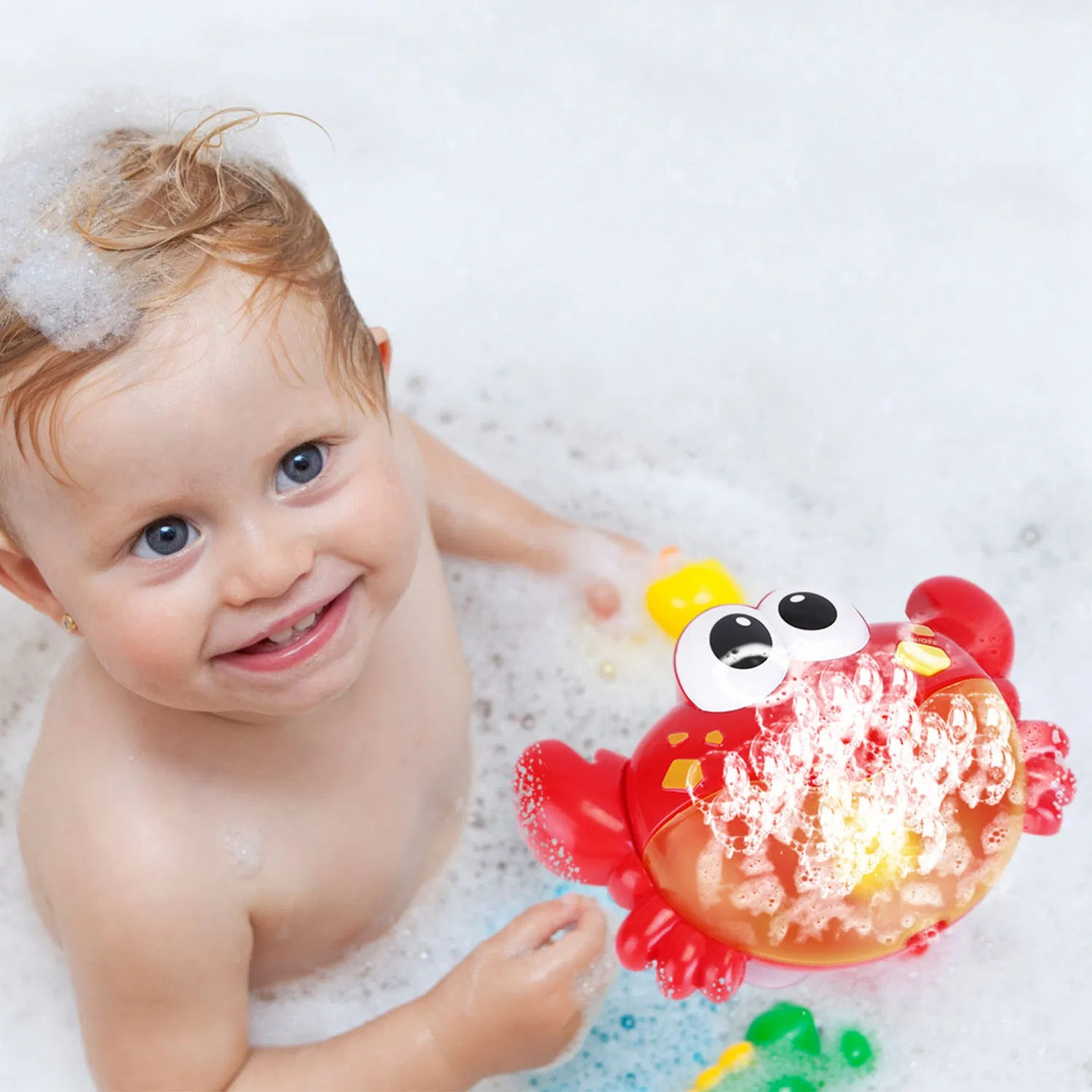 Frog Musical Bubble Bath Maker Baby Bath Toys for Bathtubs Toddler Bubble Machine for Bath Fun — imagen 10