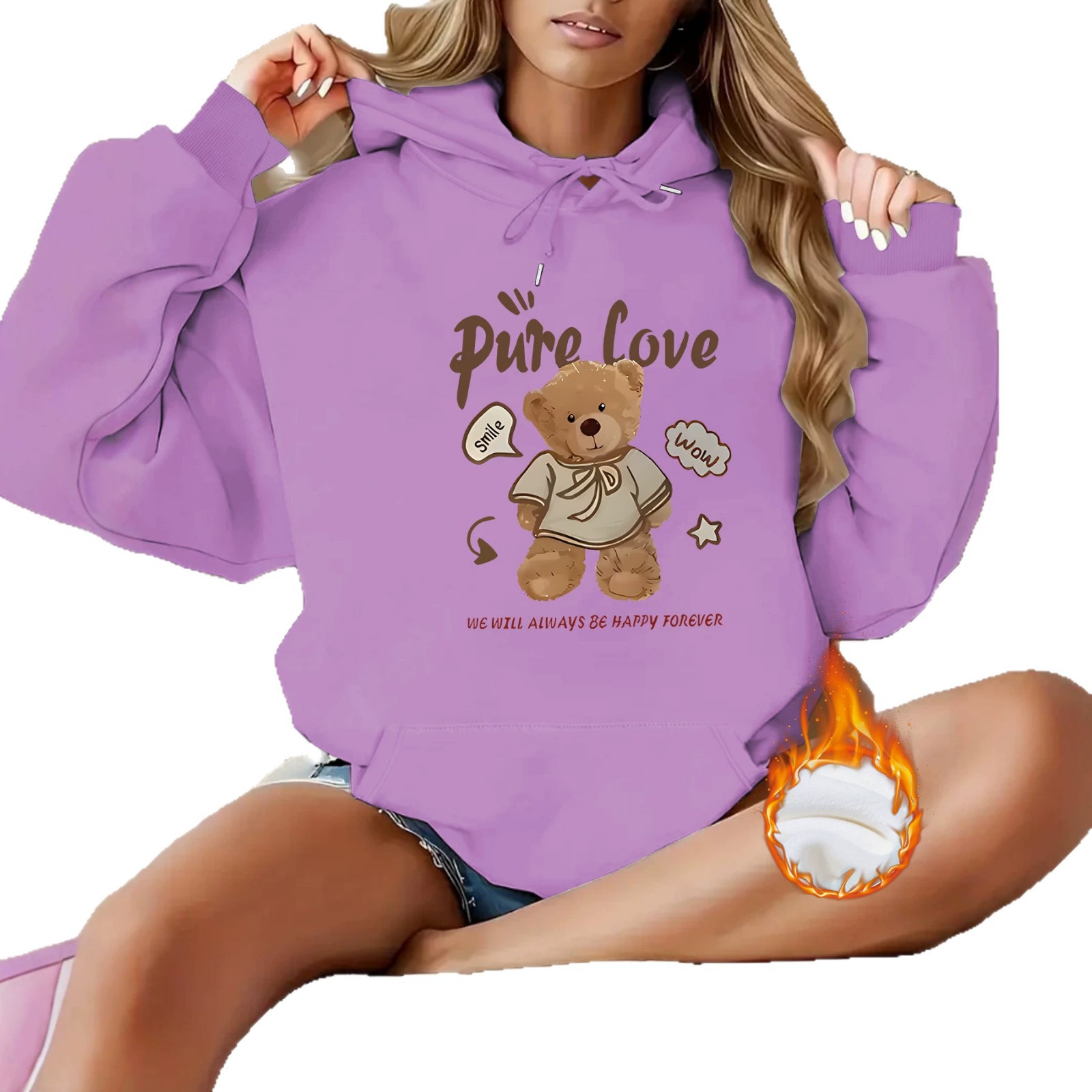 Little Bear Printed Hoodie — image 1