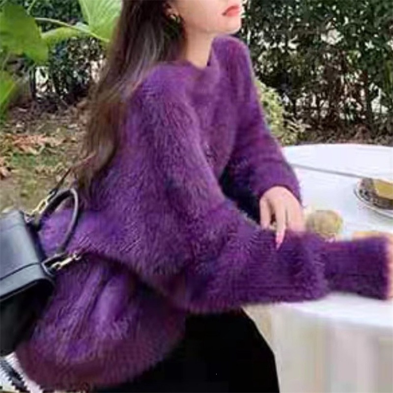 Premium mink fur sweater for women — image 4