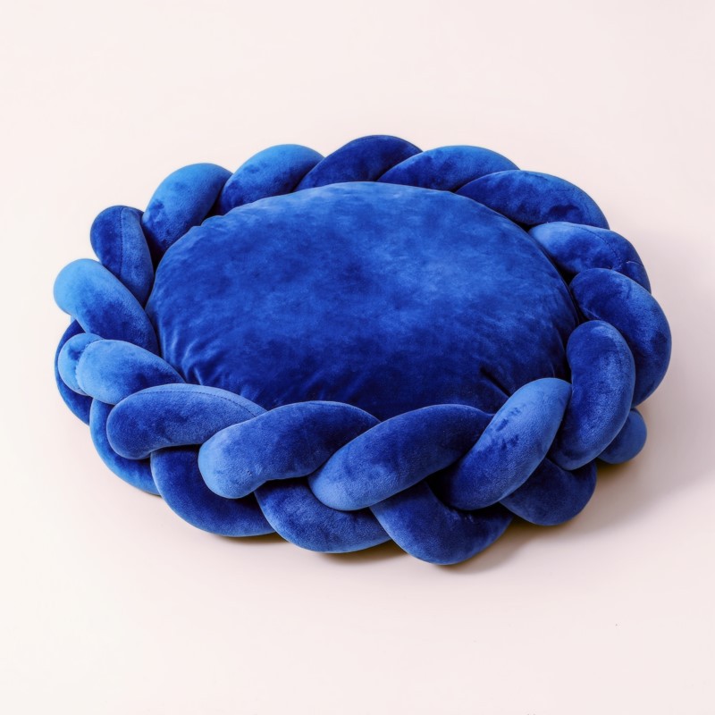 Pet kennel Fried Dough Twists dog kennel filling yarn cat kennel round universal mat detachable cat kennel dog kennel — image 9