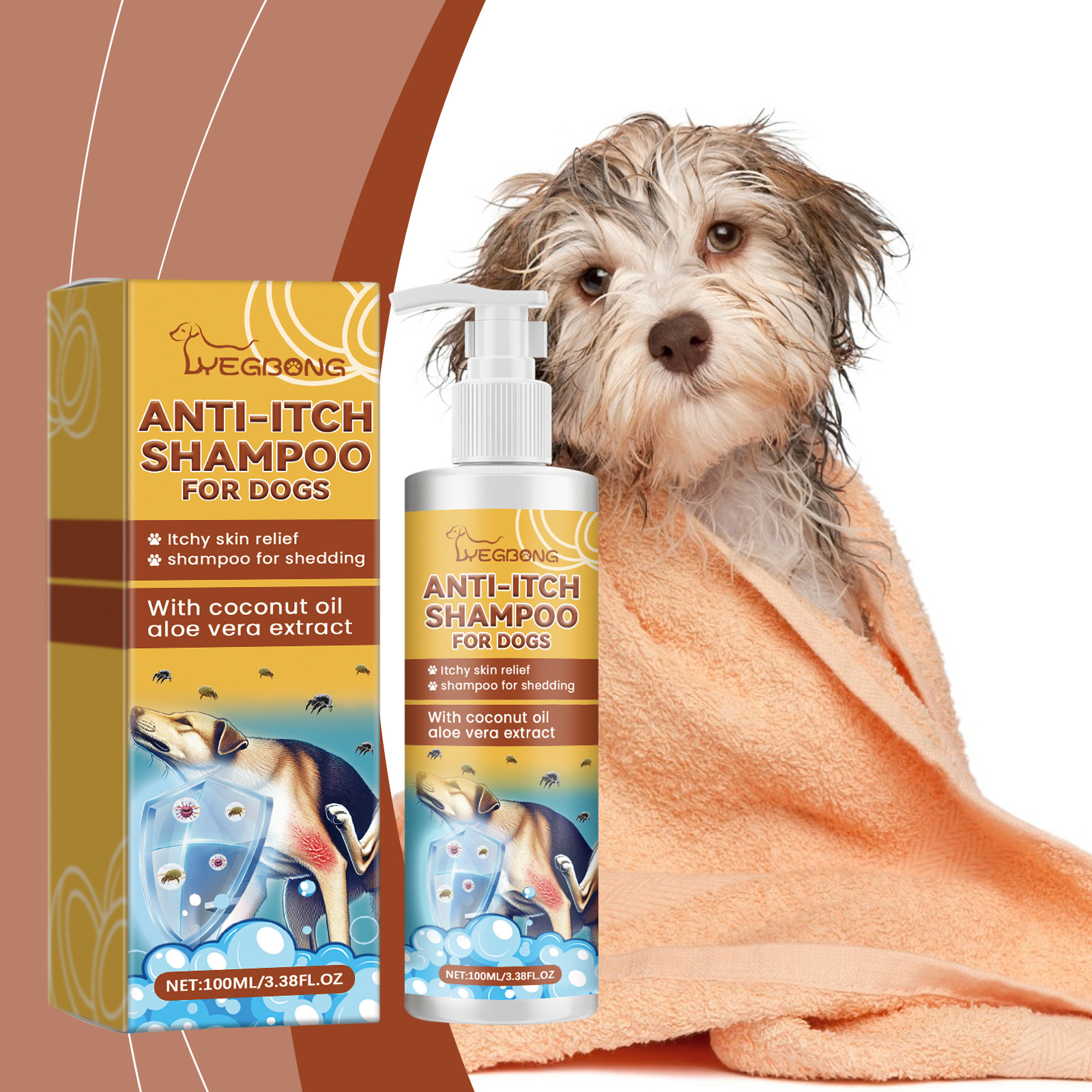 Sabón para Perros para Limpieza Suave y Nutrición de Pelo Muy Suave — imagen 2