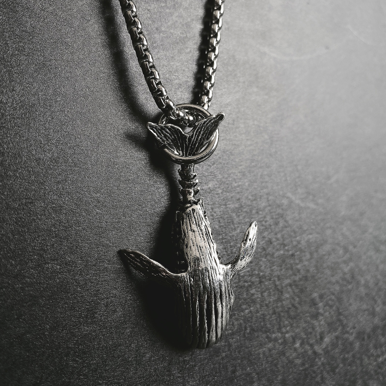 Collar de Ballena para Hombre y Mujer Estilo Hipster Pendiente de Personalidad — imagen 3