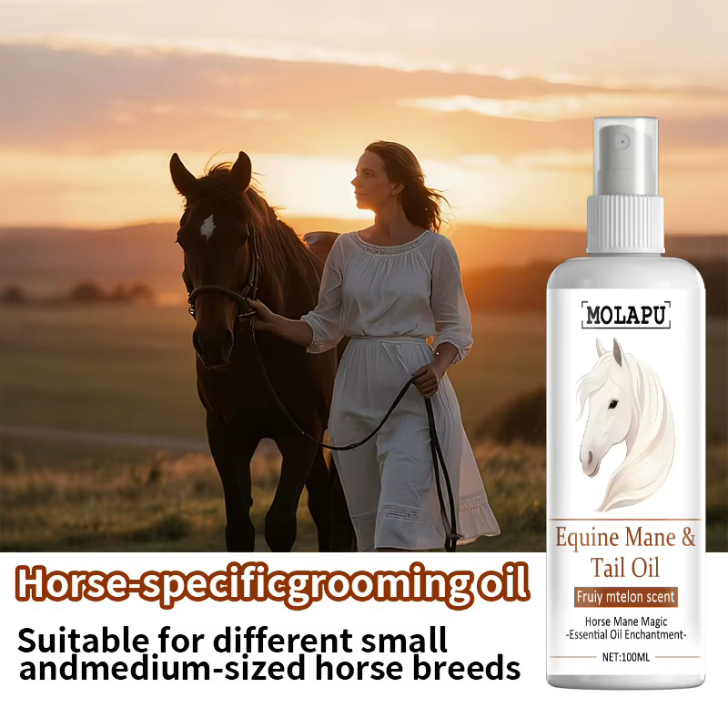 Aceite de Aseo para Carreras de Caballos, Diseñado Especialmente para Carreras de Caballos, Aumenta la Brillantez Rápida en el Día de la Carrera y Previne la Polvo. 100ml, Fácil de Transportar, Adecuado para Caballos Grandes y Pequeños — imagen 4