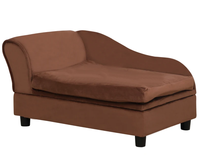 Pet Sofa Dog Sofa For Small Dogs With Storage, Brown — imagen 6