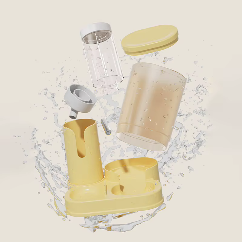 Auto Feeder And Waterer Two-in-One for Hamsters Guinea Pigs Chinchillas - Rolling Ball Water Bottle Integrated Feeding Tool — image 4
