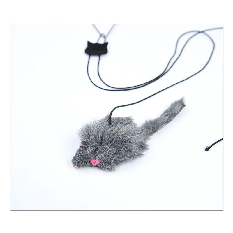Palanca de gato que salta: juguete de estímulo para gatos con mango elástico y clip para puertas — imagen 3