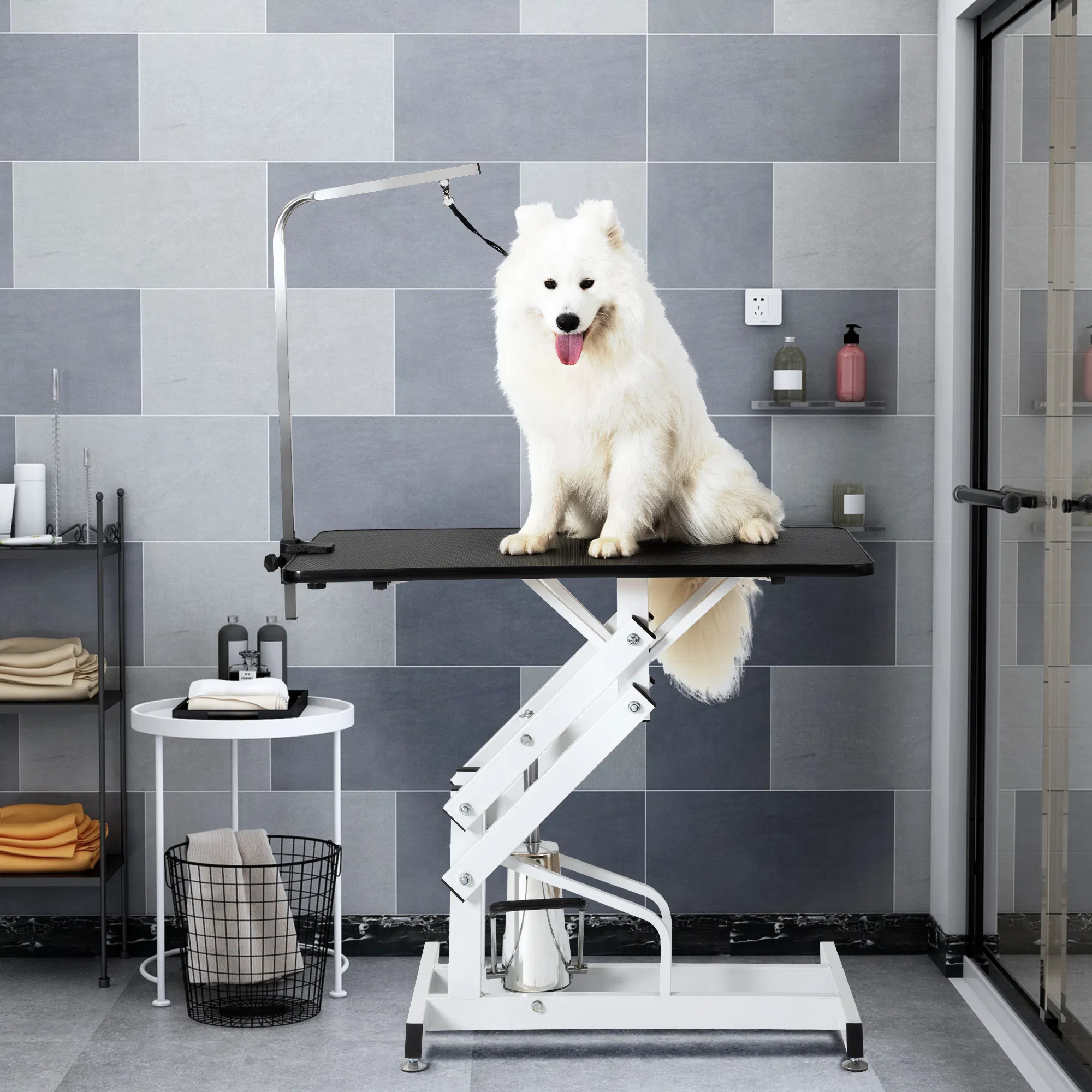 Hydraulic Dog Pet Grooming Table Heavy Duty Big Size Z-Lift Pet Grooming Table — image 6