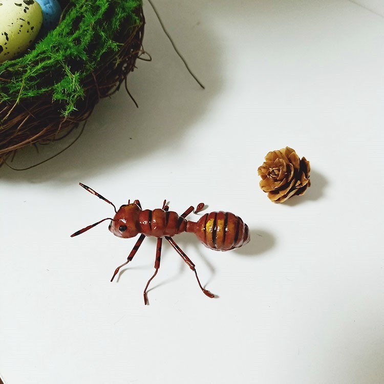 Simulated Bees Decorate Frog Animals Seven Star Ladybird Model Insect Ornaments Farm Shooting Props Diy Creativity — image 11