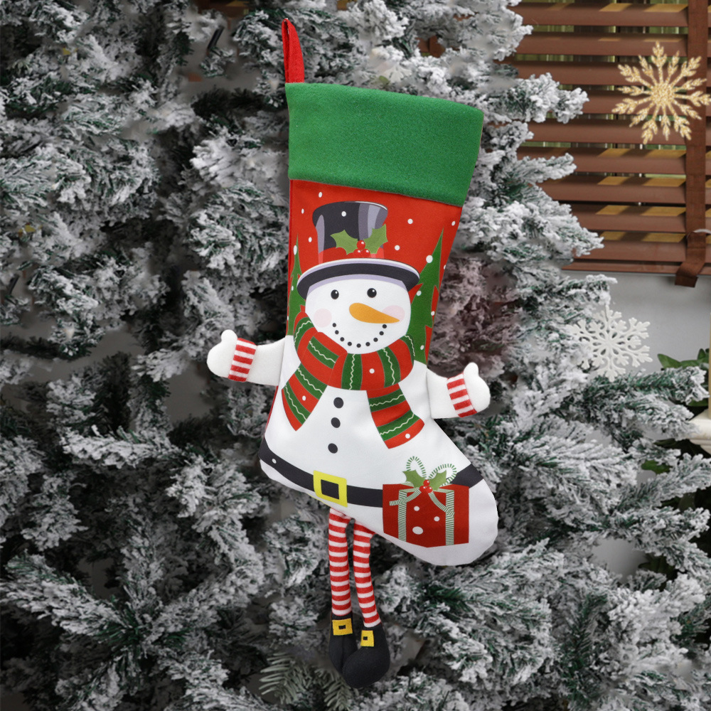 Christmas Decoration Large Santa Claus Elk Snowman Penguin Gift Bag Christmas Pendant Supplies — image 6
