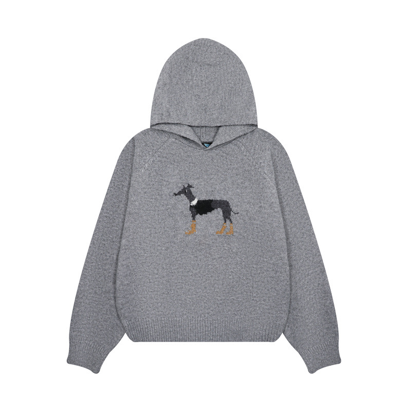 Simple puppy jacquard sweater — image 9