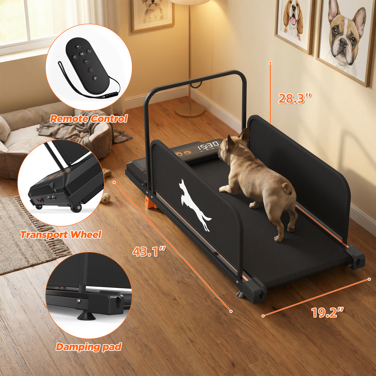 Small Dog Treadmill 2026 Edition - High-Value, Low-Noise Pet Exercise Machine For Indoor Puppy Training, Portable Running Wheel — image 3