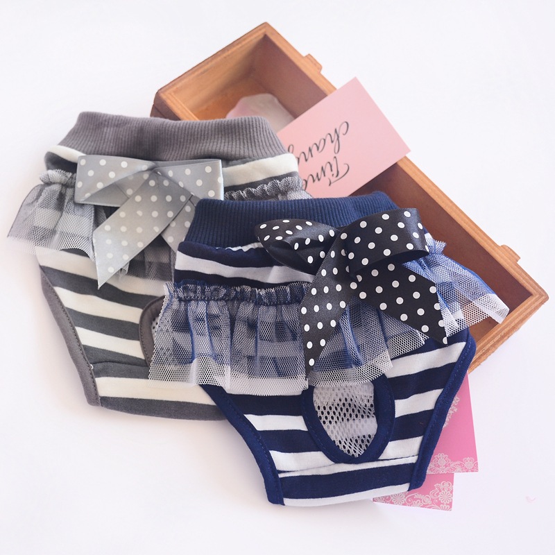 Pet Teddy Little Bitch Dog Physiological Pants Female Dog Aunt Pants Sanitary Pants Menstrual Pants Safety Pants Underwear — image 1