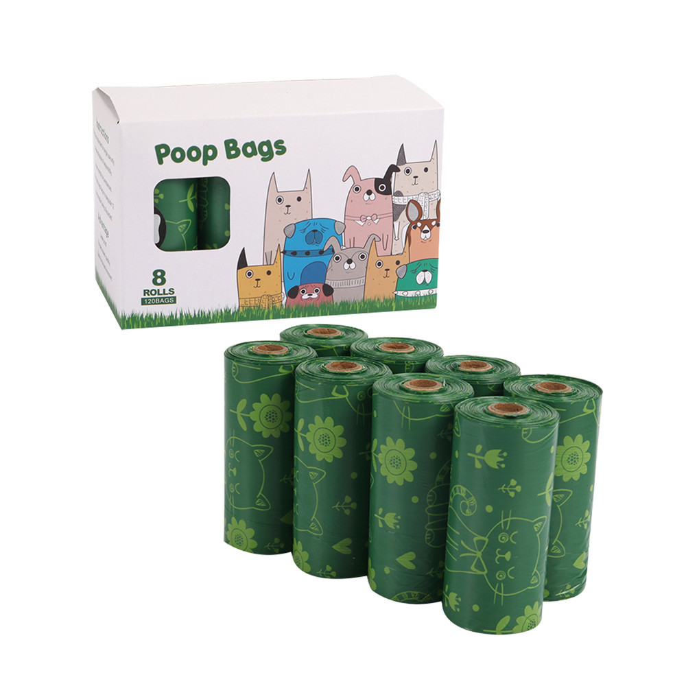 Biodegradable pet garbage bag dog fecal collection bag lemon fragrance fecal collection bag — image 1