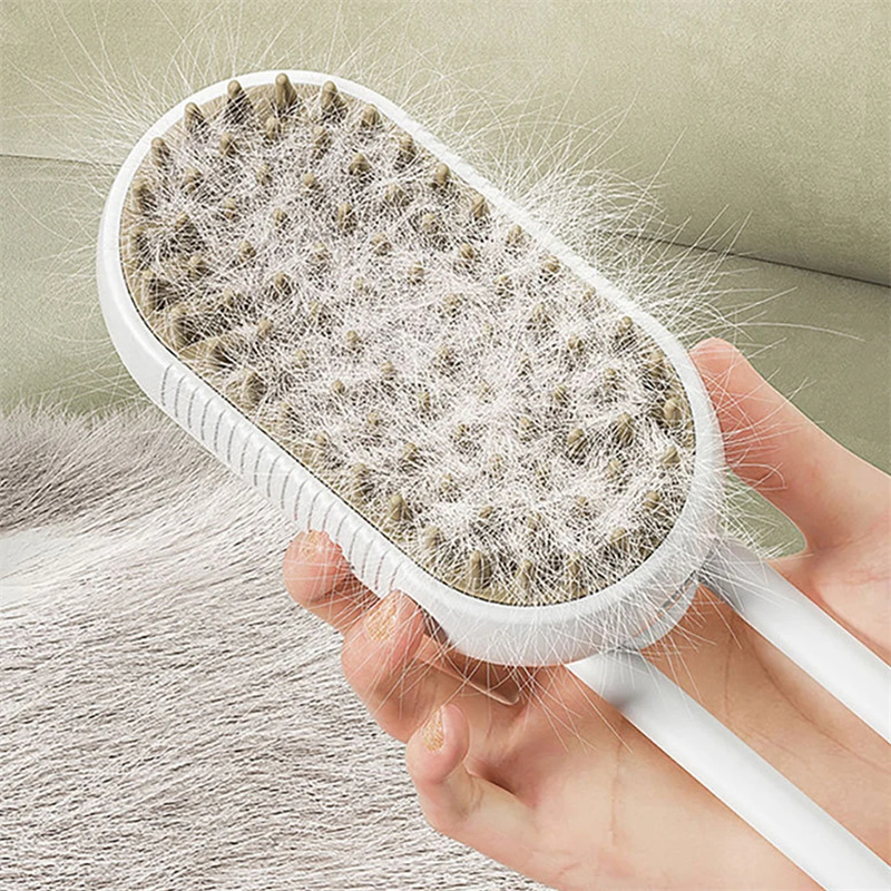 Pulidor de Gato con Vapor 3 en 1 - Cepillo Eléctrico para Mascotas con Masaje y Eliminación de Pelo — imagen 22