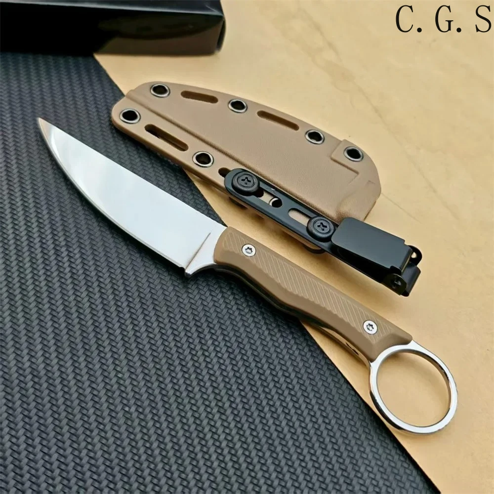 Speedgoat Fixed Blade Outdoor Straight Knife Nylon Wave Fiber Handle EDC Outdoor Hunting Survival Portable with Kydex Knives — image 1