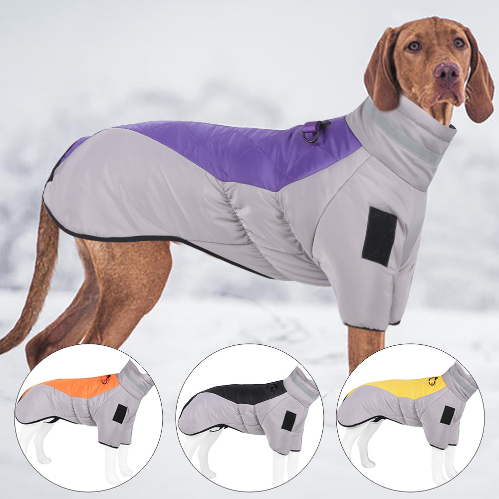 Ropa de Mascotas para Otoño e Invierno - Ropa de Perro Grande y Reforzada con Reflejos Calientes - Ropa de Algodón Revestida con Aislamiento Térmico — imagen 1