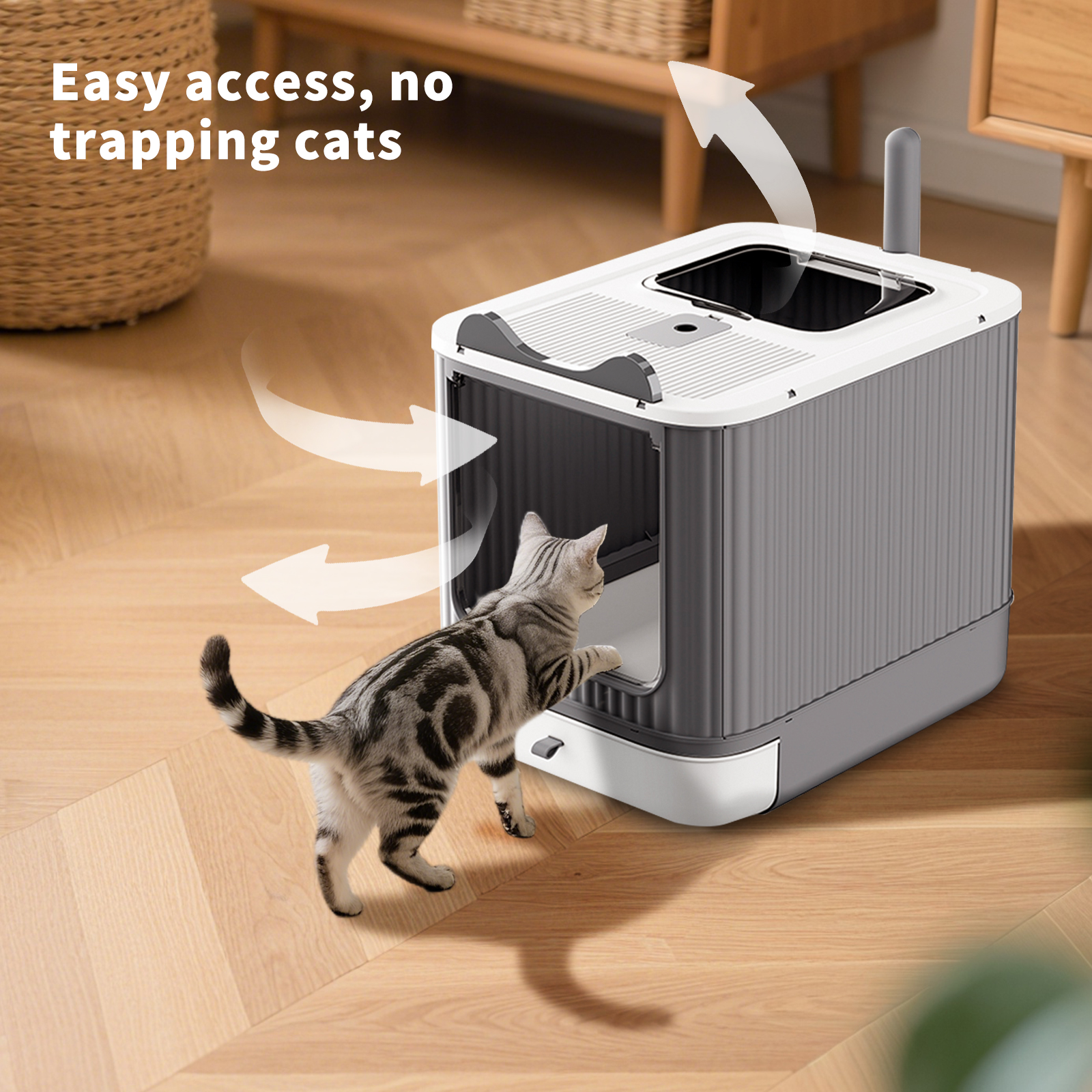 Solo Recogida en Tienda - Caja de Arena para Gatos Elf — imagen 6