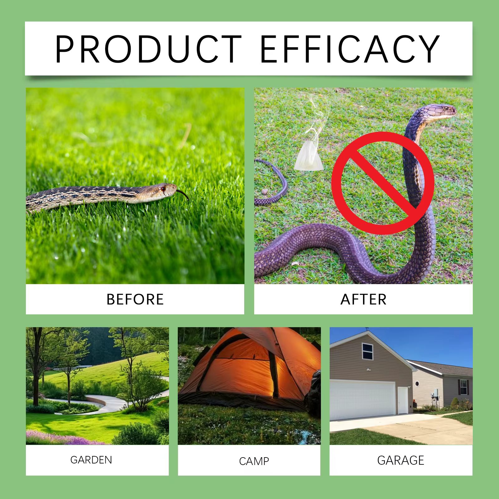 Snake Deterrent Set The Smell Repels Snakes and Keeps them Away Long-lasting Effect and Long-lasting Protection — image 5