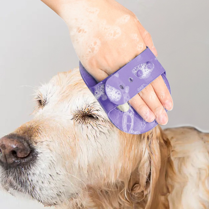Adjustable cleaning silicone product for cats and dogs pet massage bath brush — image 7