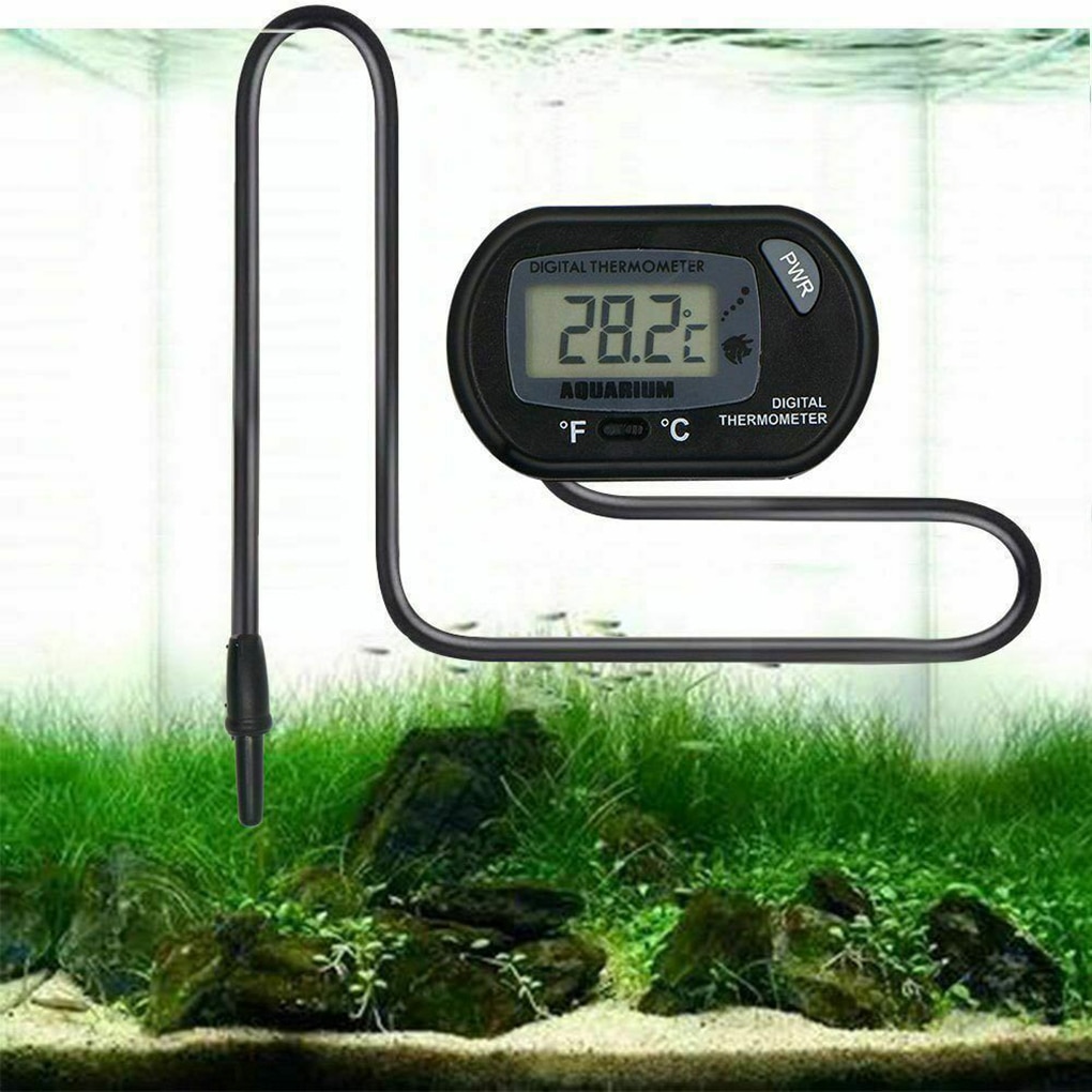 LCD Digital Aquarium Thermometer Fish Tank Water Temperature Meter Aquarium Temp Detector Fish Alarm Pet Supplies Tool Aquatic — image 4