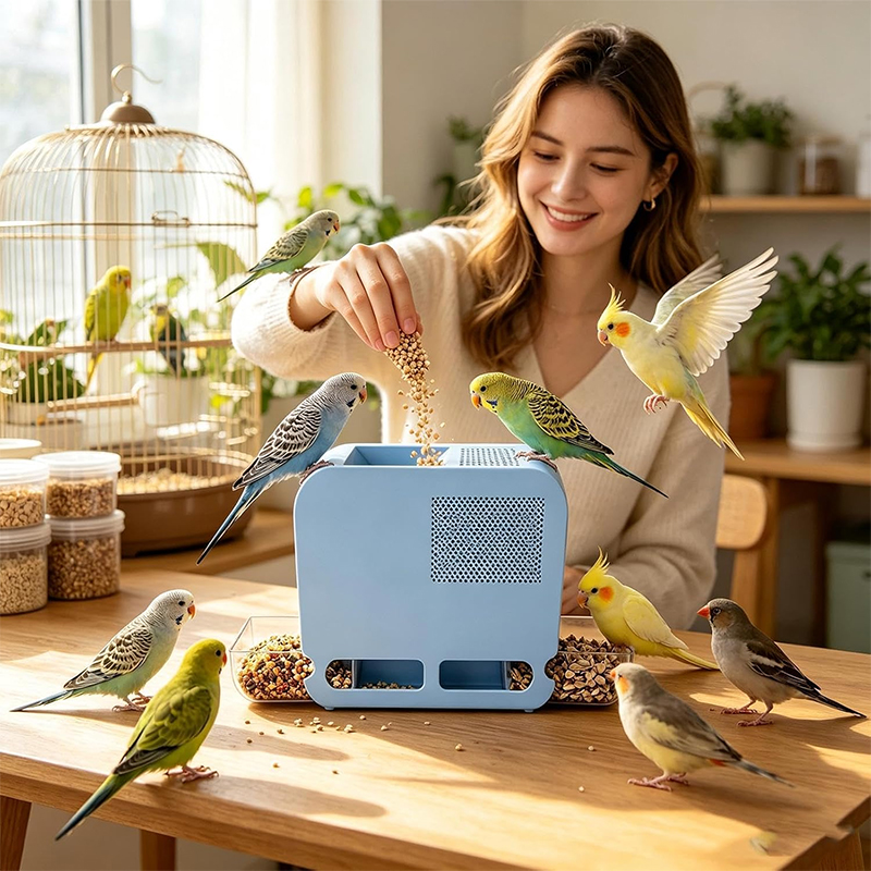 Electric Bird Seed Shell Remover – Adjustable Speed, Easy Clean Peeling Machine — image 4