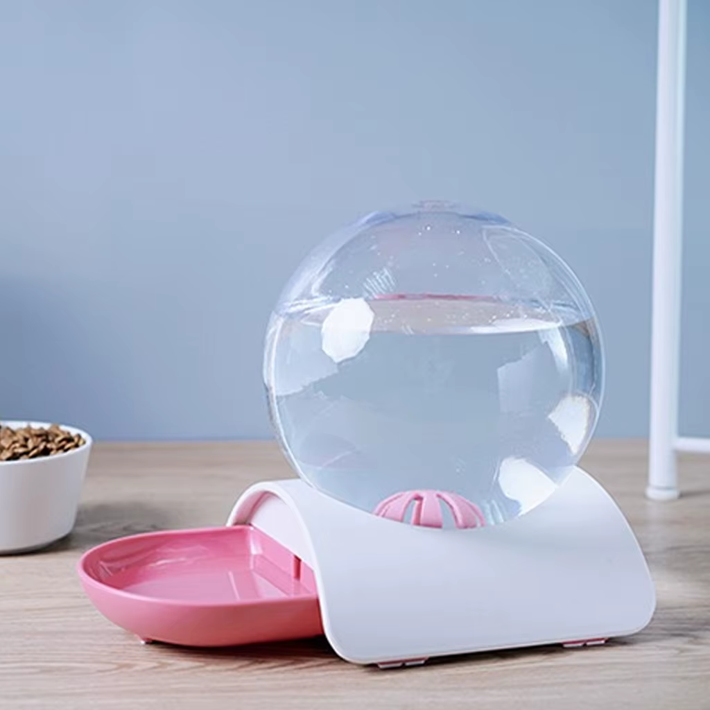 Pet Cat Bubble Automatic Water Feeder Fountain For Pets Water Dispenser Large Drinking Bowl Cat Drink No Electricity NEW — image 2