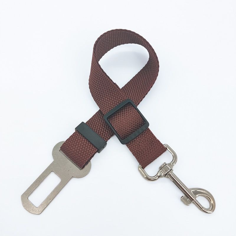 Productos para mascotas, cinturón de seguridad automático ajustable, correa de tracción, cinturón fijo de seguridad para perros en el auto — imagen 2