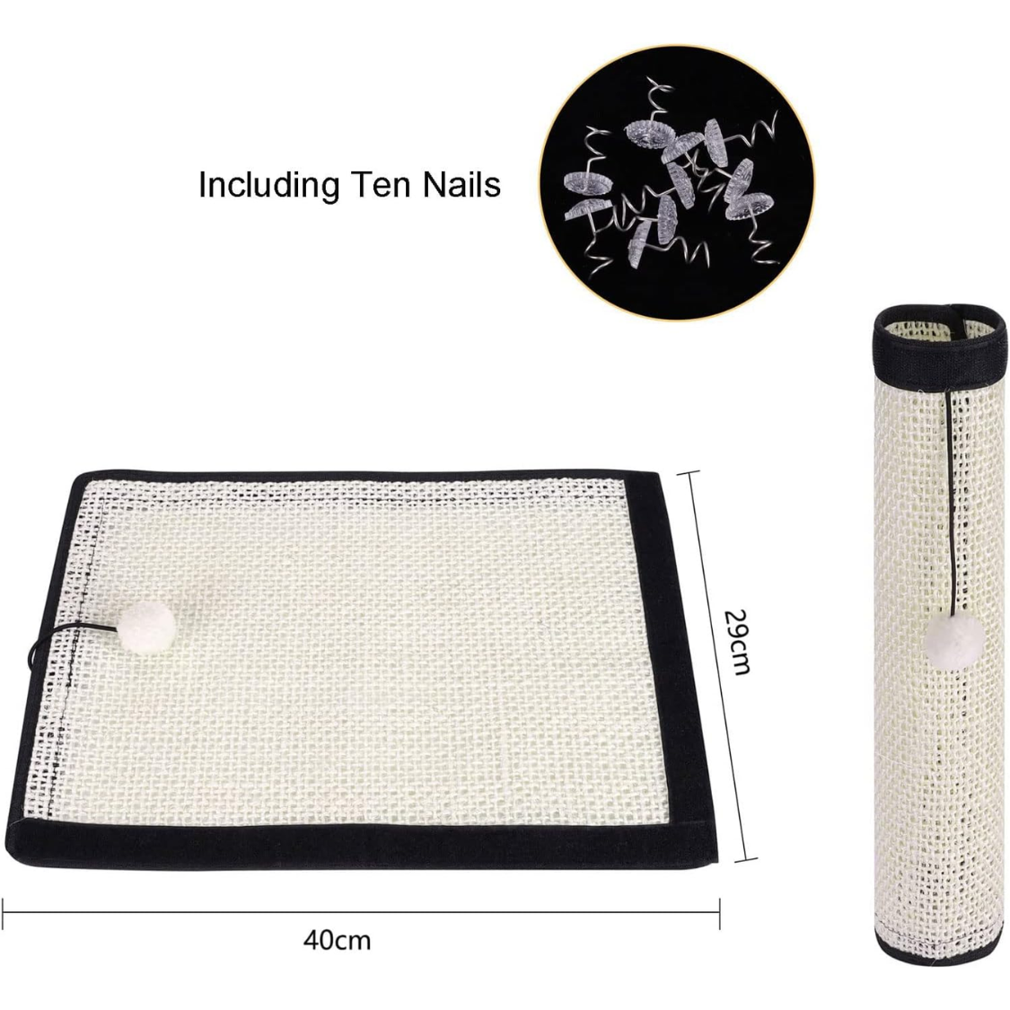 Cat Scratch Pad, Natural Sisal, Furniture — image 5