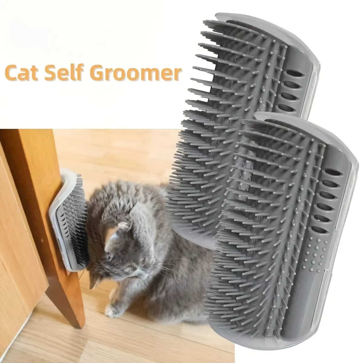 Cat Scratcher Massager for Cats Scratching Pets Brush for Short Long Fur Cats Softer Kitten Care Massage Toy Pet Products — image 3