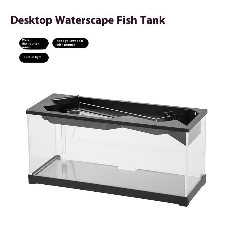 Acuario Todo en Uno de Acrílico con Filtro, Calefacción Circular e Iluminación Integrada — imagen 5