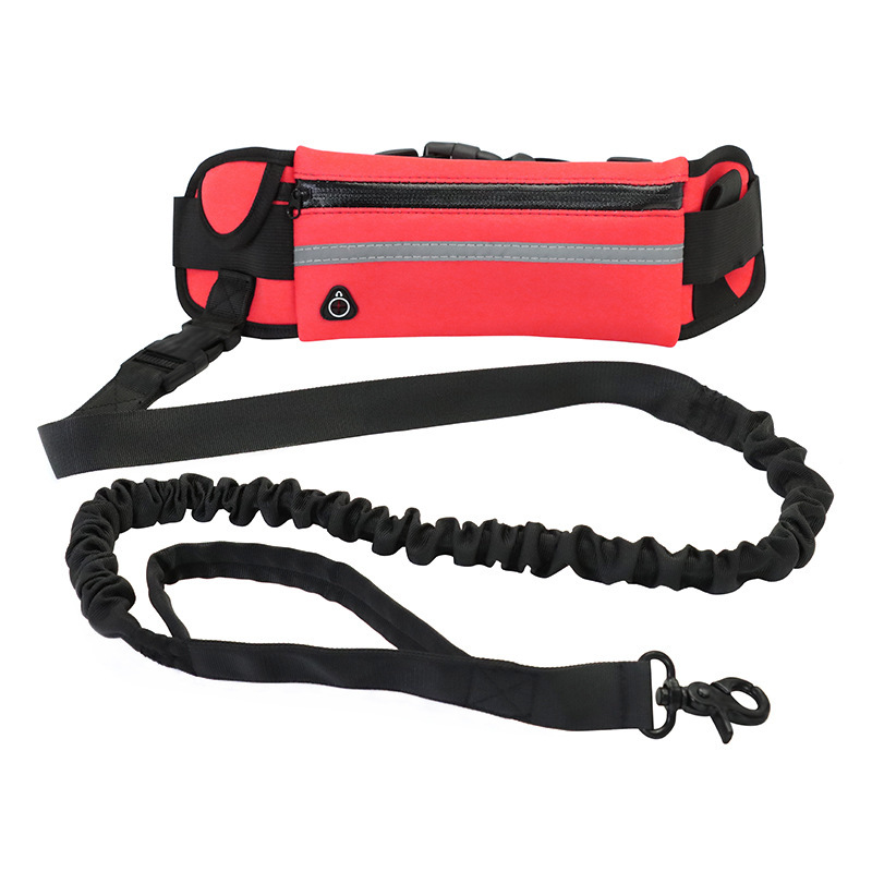 Cinturón Inalámbrico para Perros - Cinturón de Adiestramiento con Correa Elástica Absorbente para Perros Grandes hasta 82 kg, Bolsillo de Teléfono y Botella de Agua — imagen 8