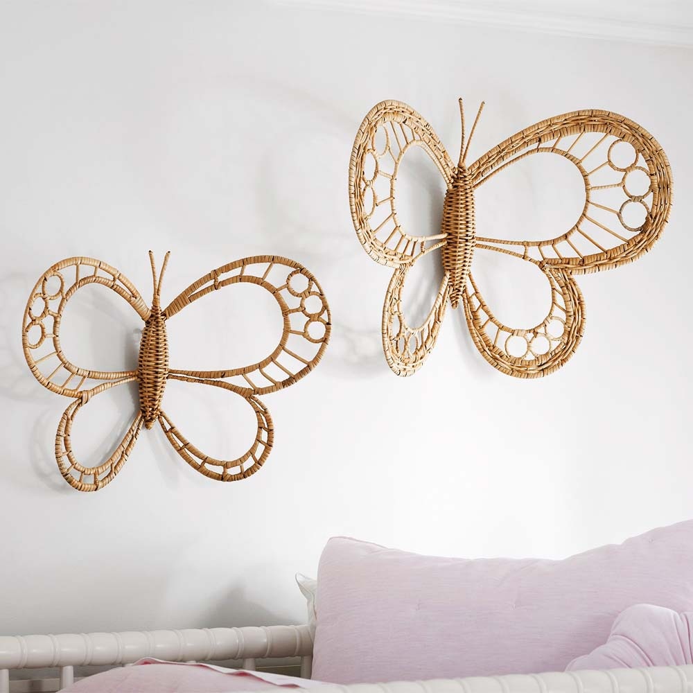 Muestral de Mariposas de Grano en Estilo Nórdico para Decoración de Pared — imagen 1