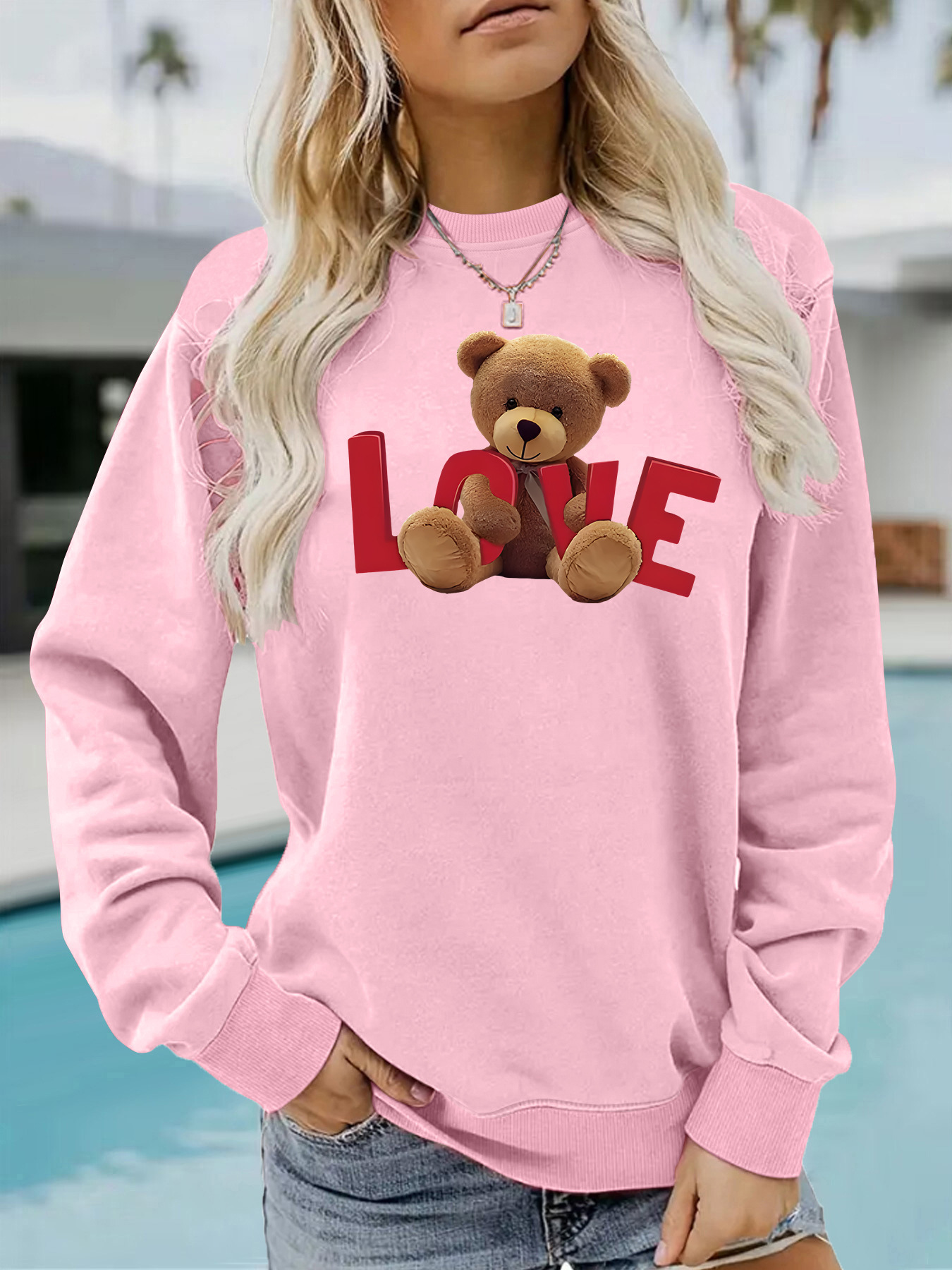 Little Bear Doll Valentine's Day Hoodie — image 8