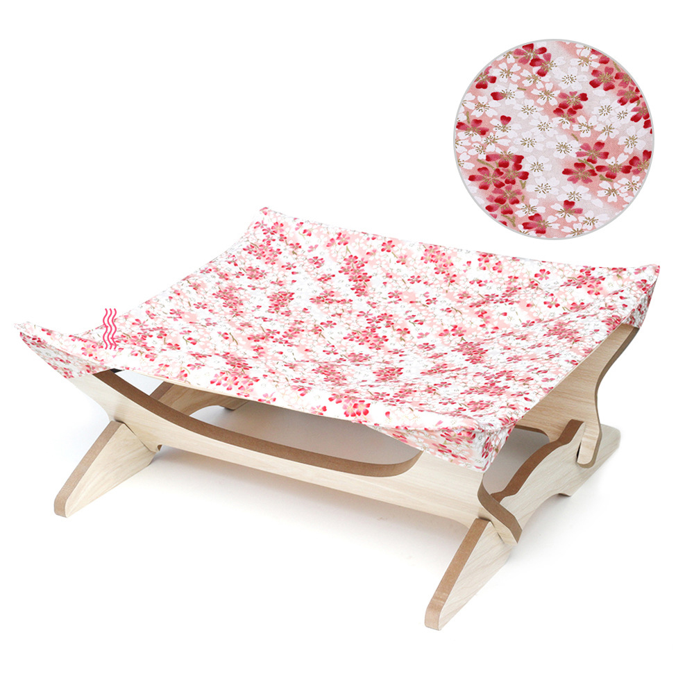 Hammaca para gatos de madera - Colgador para cuatro estaciones - Color multicolor — imagen 7