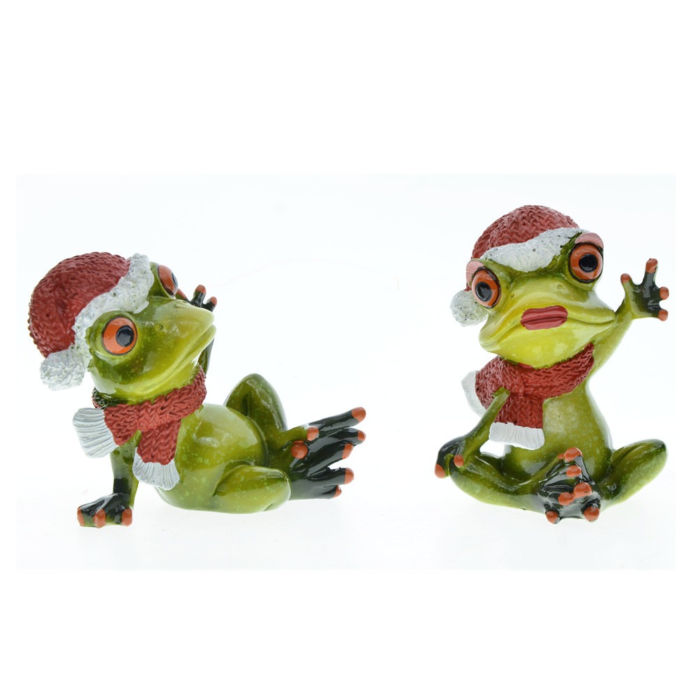 Home Couple Frog Resin Craft Decoration — imagen 5