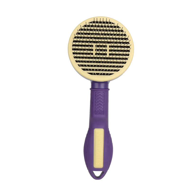 Pet Comb Automatic Hair Removal Comb Cat Comb Hair Removal Beauty Self Cleaning Pet Comb Supplies — image 6
