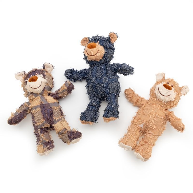 Oso parlante de tres colores juguete interactivo sonoro muñeca peluda compañera de mascota — imagen 3