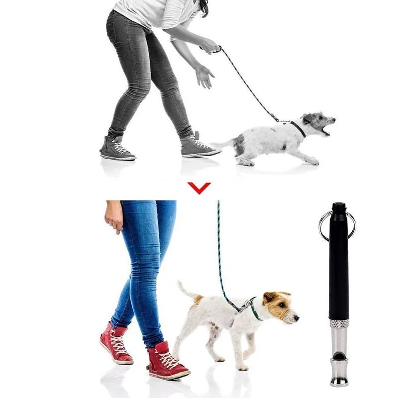 Dog Trainings Whistle Copper Ultrasonic Pet Dog Training Whistle Portable Keychain Whistle Adjustable Dog Flute Supplies — image 17