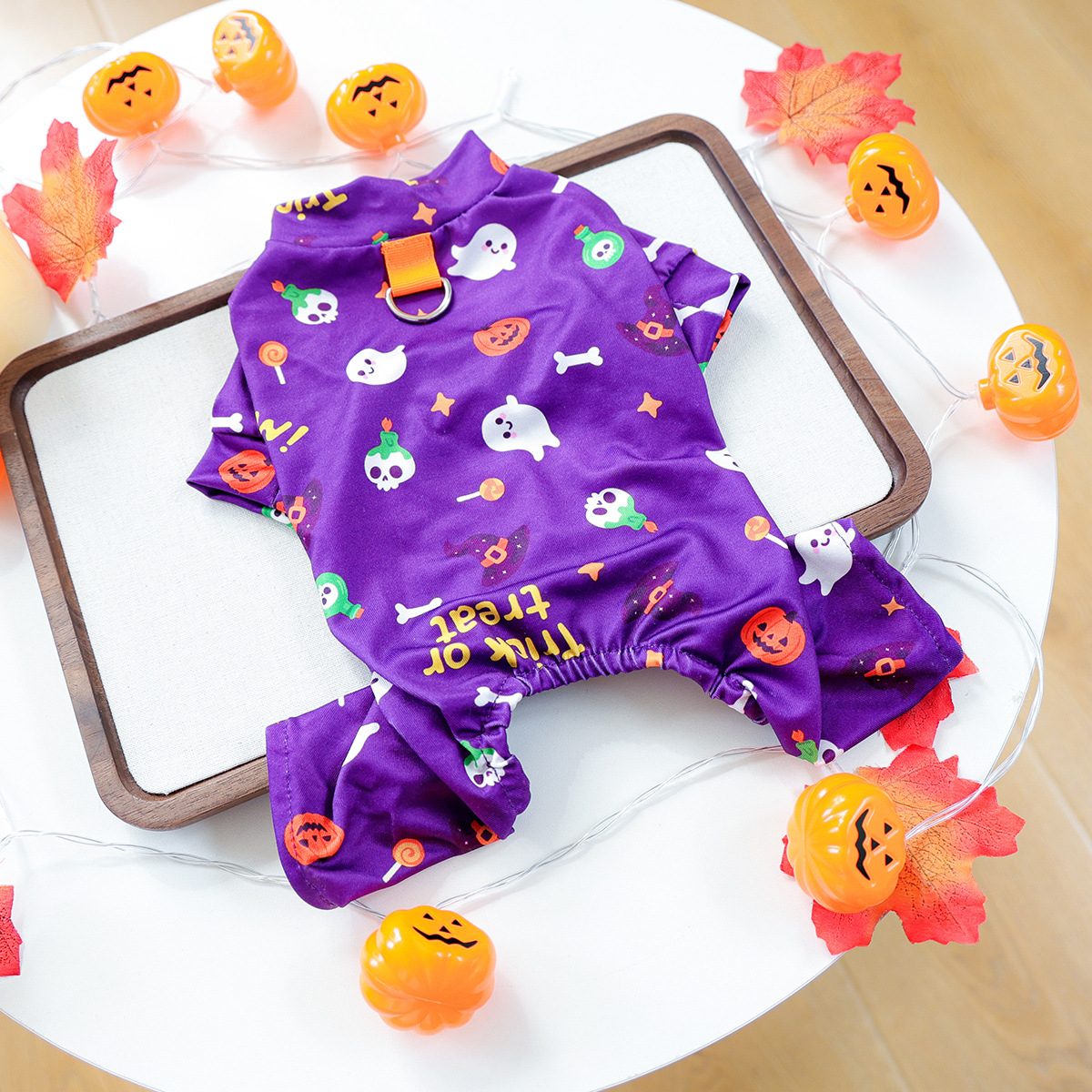 Ropa de Halloween para Mascotas - Traje de Pijama para Perros y Gatos — imagen 7