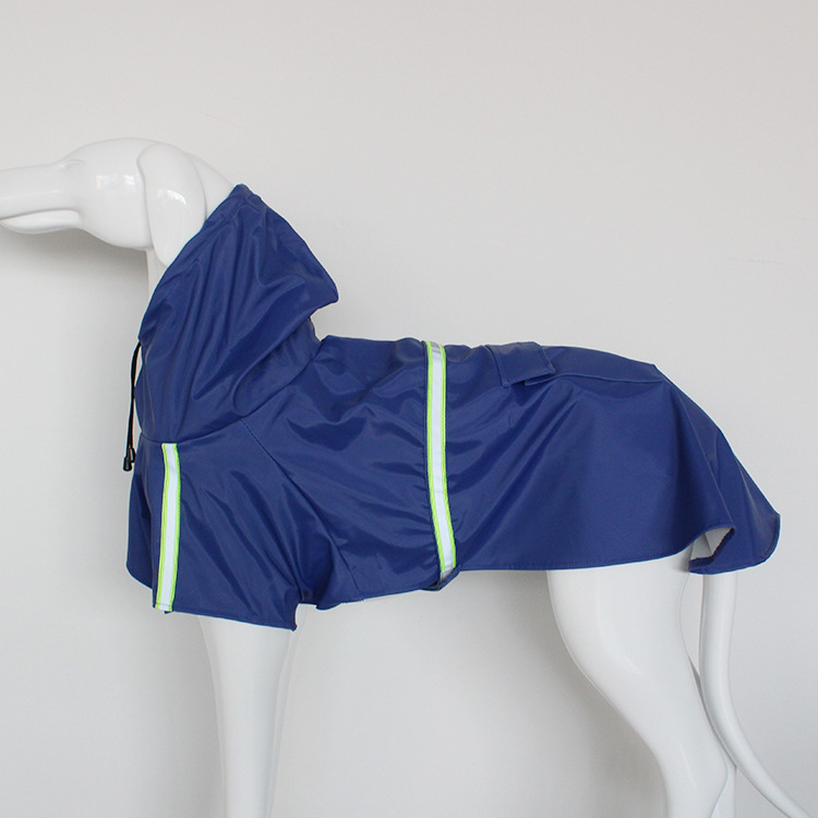 Chaquetón para Perros Grande - Estilo Poncho con Cinta Reflectante Impermeable y Resistente al Viento — imagen 7