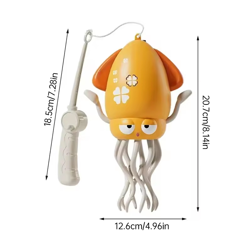 Creative Dancing Squid: auto-sense, obstacle-avoid e-pet with music, lights, rechargeable & interactive gift — image 2