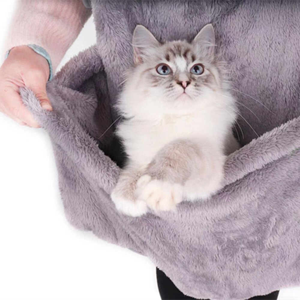 Pet Carrier for Cat Carrier plush Apron Anti-Stick Pet Hair Soft Comfortable Bib ApronsTravel Pet Products Bags — image 4