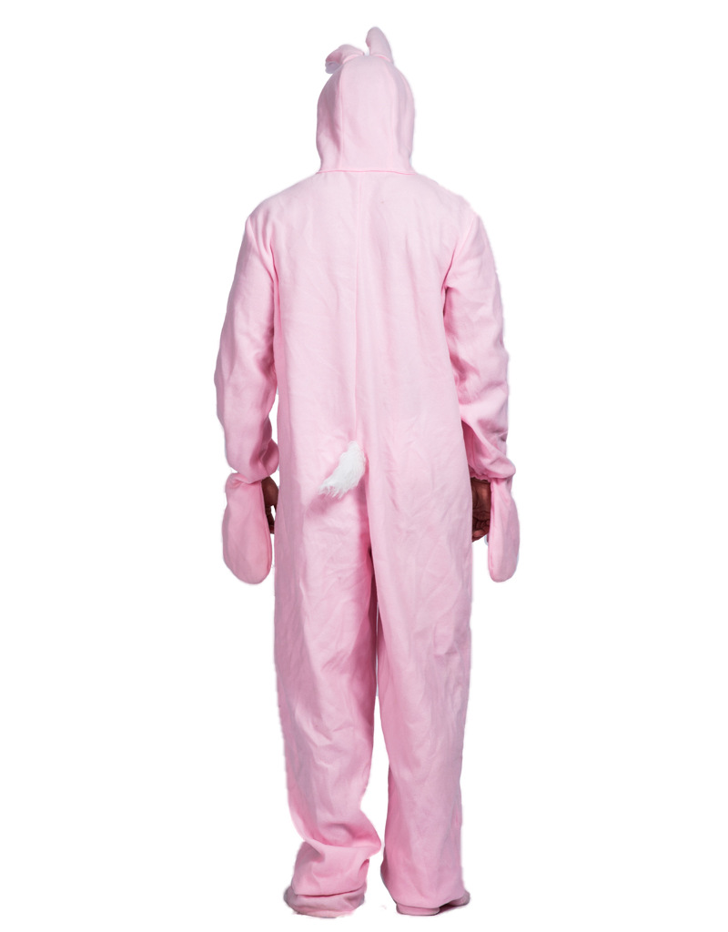 Disfraz de Conejo Rosado para Halloween - Pijamas Animales para Adultos — imagen 2