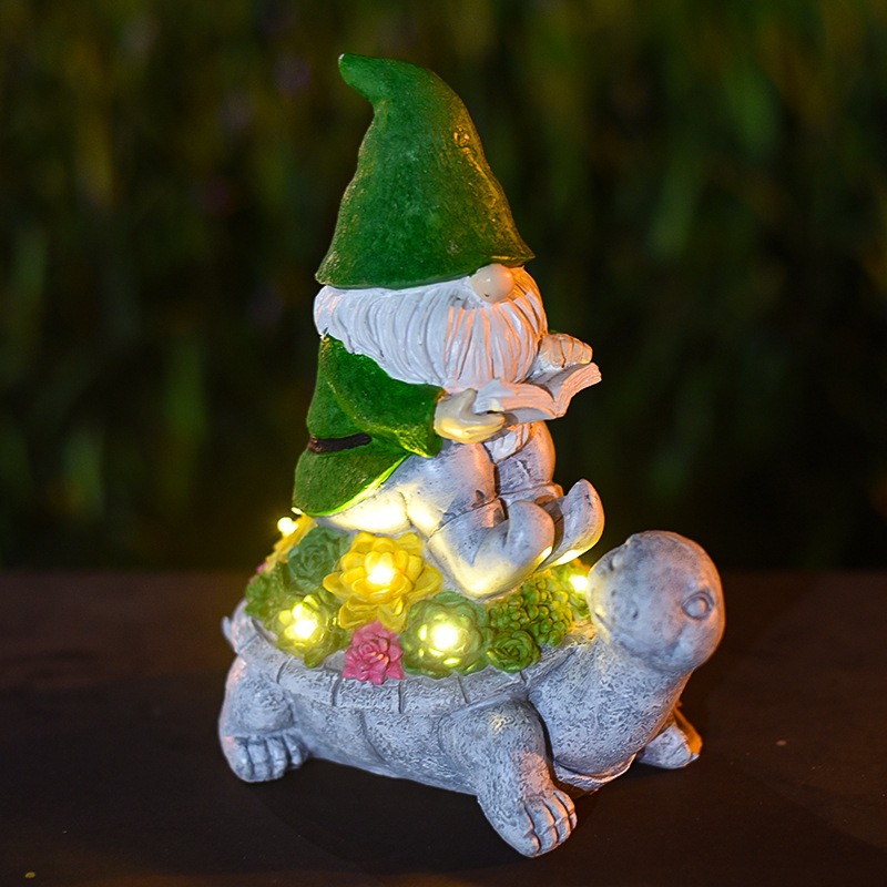 Iluminación Solar para Decoración Exterior de Tortuga — imagen 6